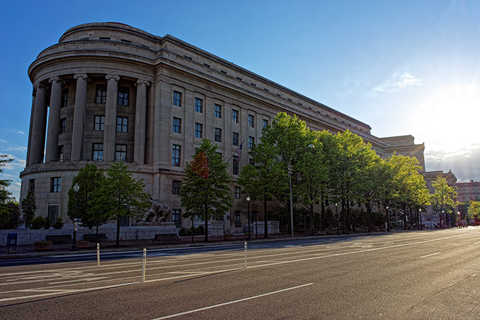 Federal Trade Commission Building In Washington, DC