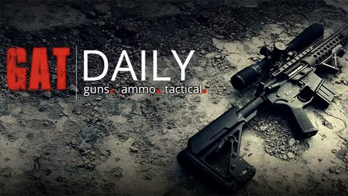 Gat Daily logo over image of a gun